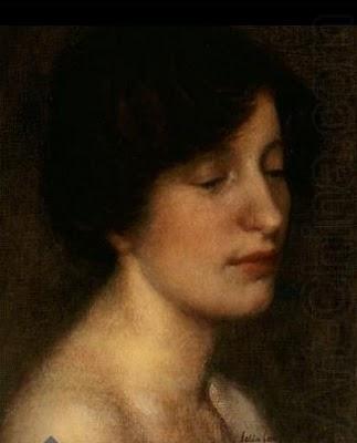 Portrait of the artist's wife, Thomas Cooper Gotch